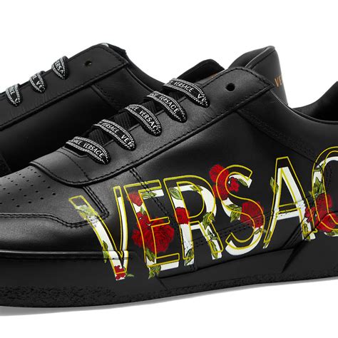 versace scarpe tennis shoes|Versace couture tennis shoes.